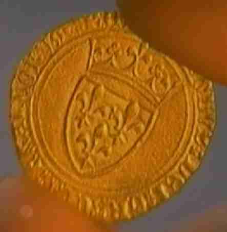Монета экю времён завещания Мишеля Нострадамуса