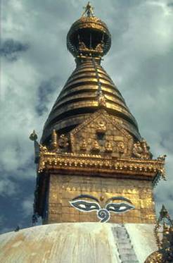 Непал. Буддийский храм в Катманду