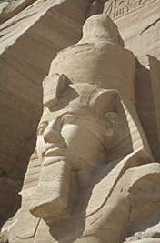 Скульптурное изображение Рамсеса II